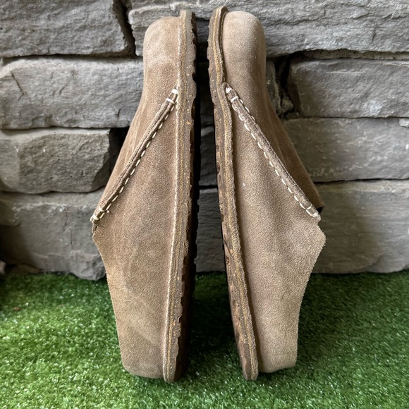 Birkenstock Tan Suede Mules - Picture 6 of 11